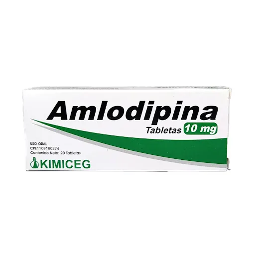 Amlodipina 10 MG x 20 Tab Kimiceg