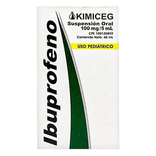 Ibuprofeno Susp 100MG x 60ML Kimiceg