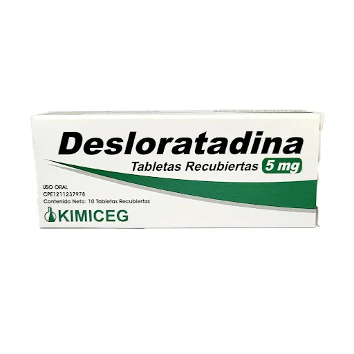 Desloratadina 5MG 10 Tabletas Kimiceg