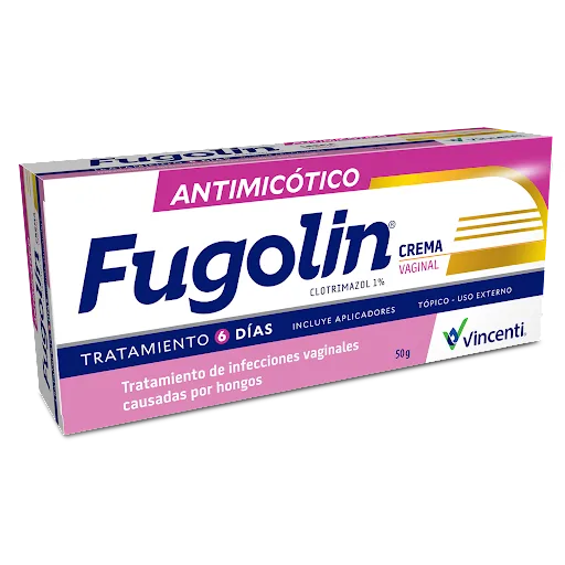 Fugolin Crem Vag 1% 50G x 6 Aplicadores Vincenti