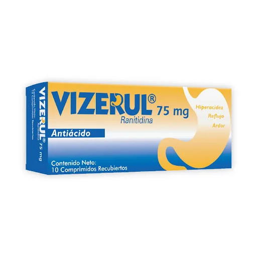Vizerul 75MG x 10 Tab Ranitidina Dollder