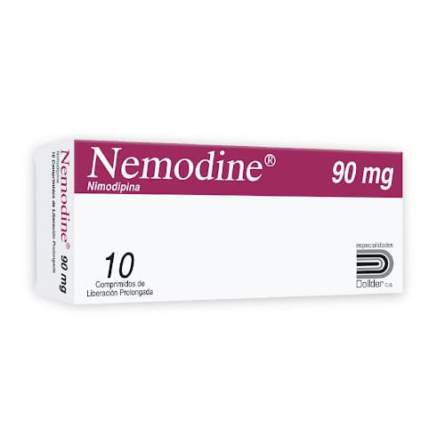 Nemodine 90MG x 10 Tab Nimodipina Dollder