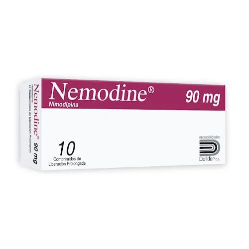 Nemodine 90MG x 10 Tab Nimodipina Dollder