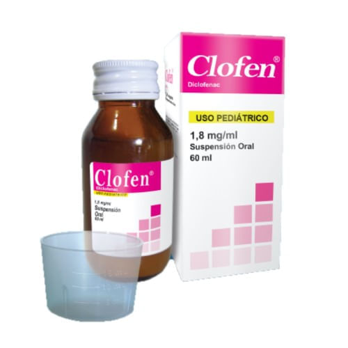 Clofen 1.8MG/ml Diclofenac 60ML Pediatri
