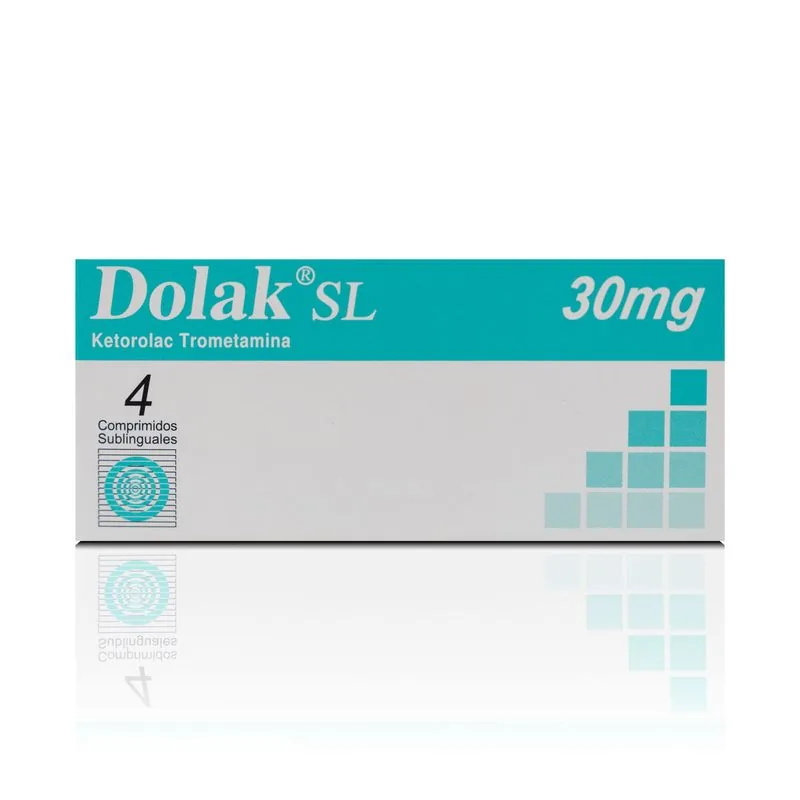 Dolak Sublingual 30MG x 4 Tabletas Dolld