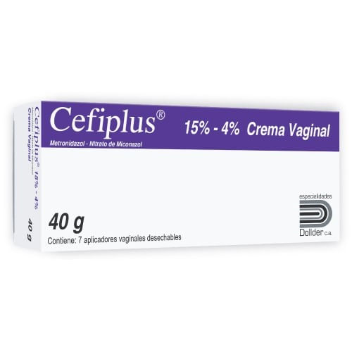Cefiplus 15-4 Crema Vaginal 40GR 7 Canul
