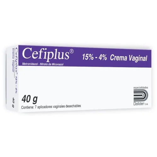Cefiplus 15-4 Crema Vaginal 40GR 7 Canul