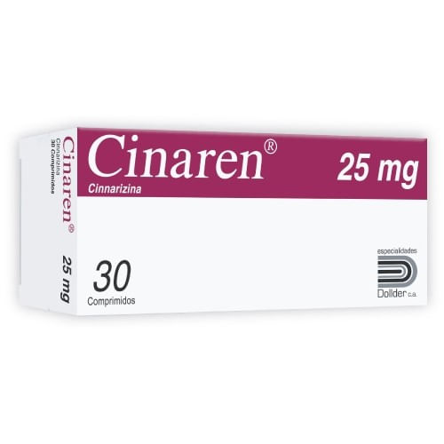 Cinaren 25MG x 30 Comprimidos Dollder