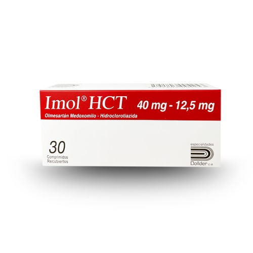 Imol Hct 40MG / 12.5 MG x 30 Comp Dollde
