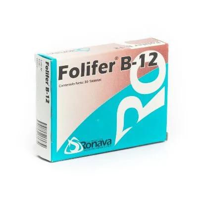 Folifer B-12 x 30 Tabletas Ronava