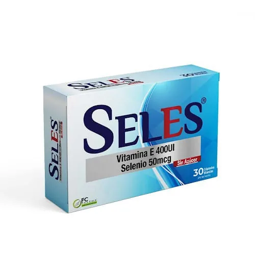 Seles 400 Ui/ 50MCG sin Azucar x 30 Caps