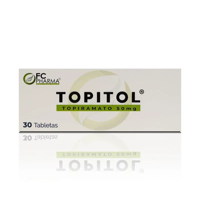 Topitolep Topiramato 50 MG x 30 Tab Fc