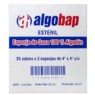 Gasa Esteril 4*4*2 Algobap