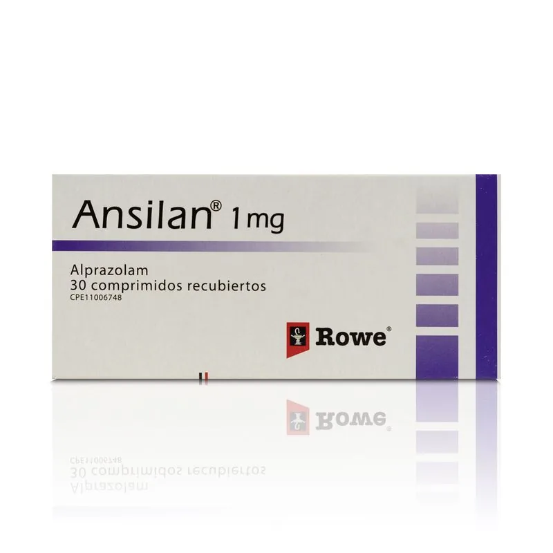 Ansilan 1MG Alprozolam x 30MG