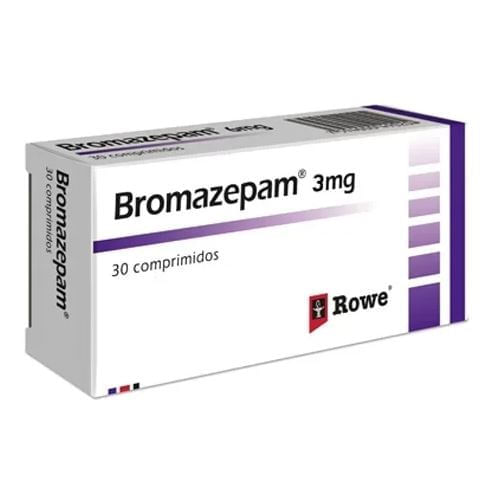 Bromazepam 3MG x 30 Comp Rowe