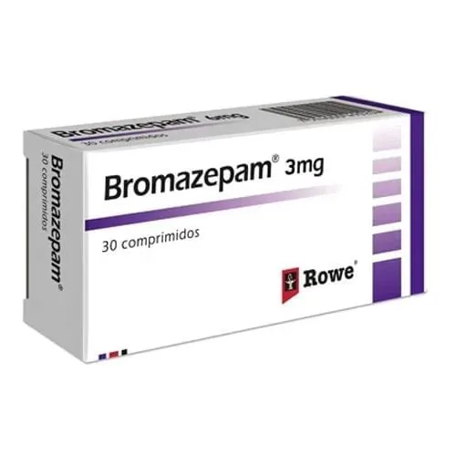 Bromazepam 3MG x 30 Comp Rowe