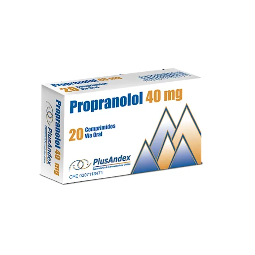 Propranolol 40MG x 20 Comprimidos Plusan
