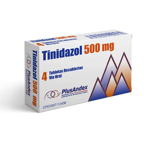 Tinidazol 500 MG x 4 Tab Plus Andex