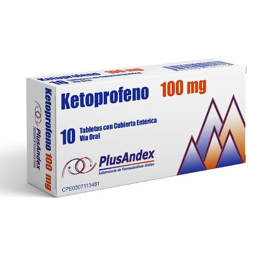Ketoprofeno 100MG x 10 Tabletas Plusande