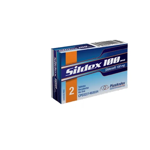 Sildex 100MG 2 Tabletas Plusandex