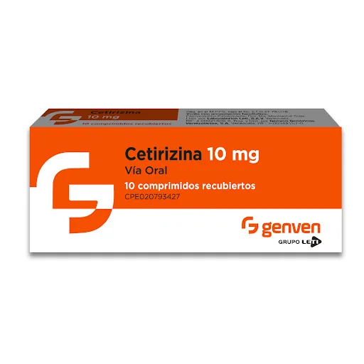 Cetirizina x 10 Tab 10 MG Plusandex