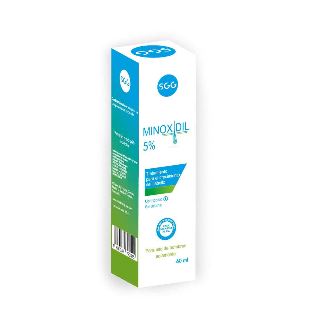 Minoxidil 5% Solucion Topica 60ML
