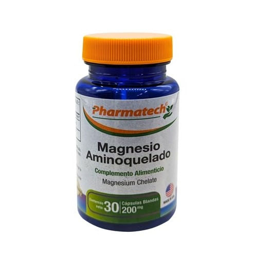 Magnesio Aminoquelado 200MG*30tab Pharmatech