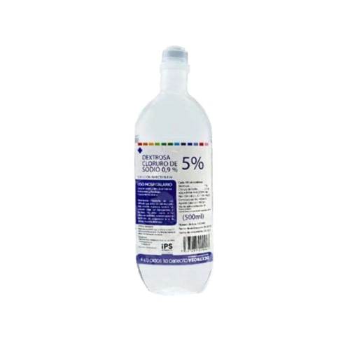 Dextrosa Sol Iny 5%/0,9% 500ML Ips