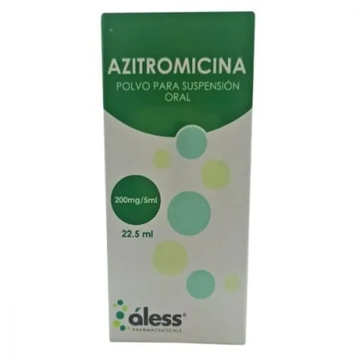 Azitromivina 200MG/5ML Susp Oral 22.5ML Aless