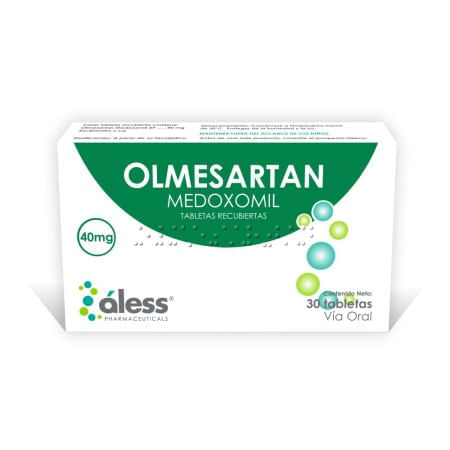 Olmesartan Medoxomil 40MG x 30 Tabletas