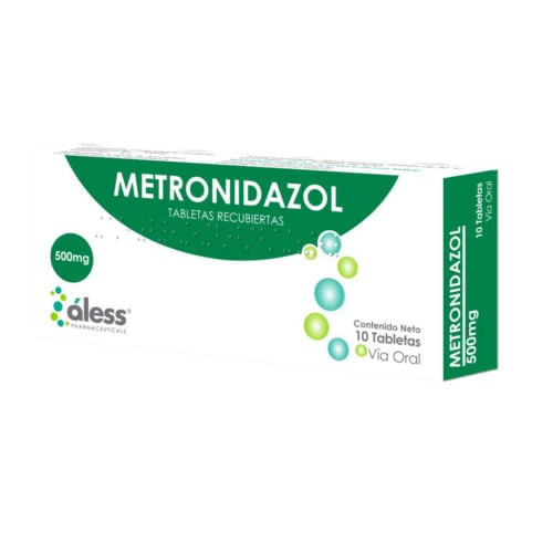 Metronidazol 500 MG x 10 Tab Aless