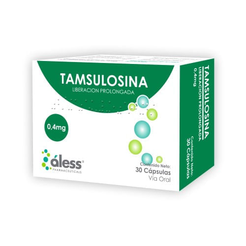 Tamsulosina 0.4 MG x 30 Tab Aless
