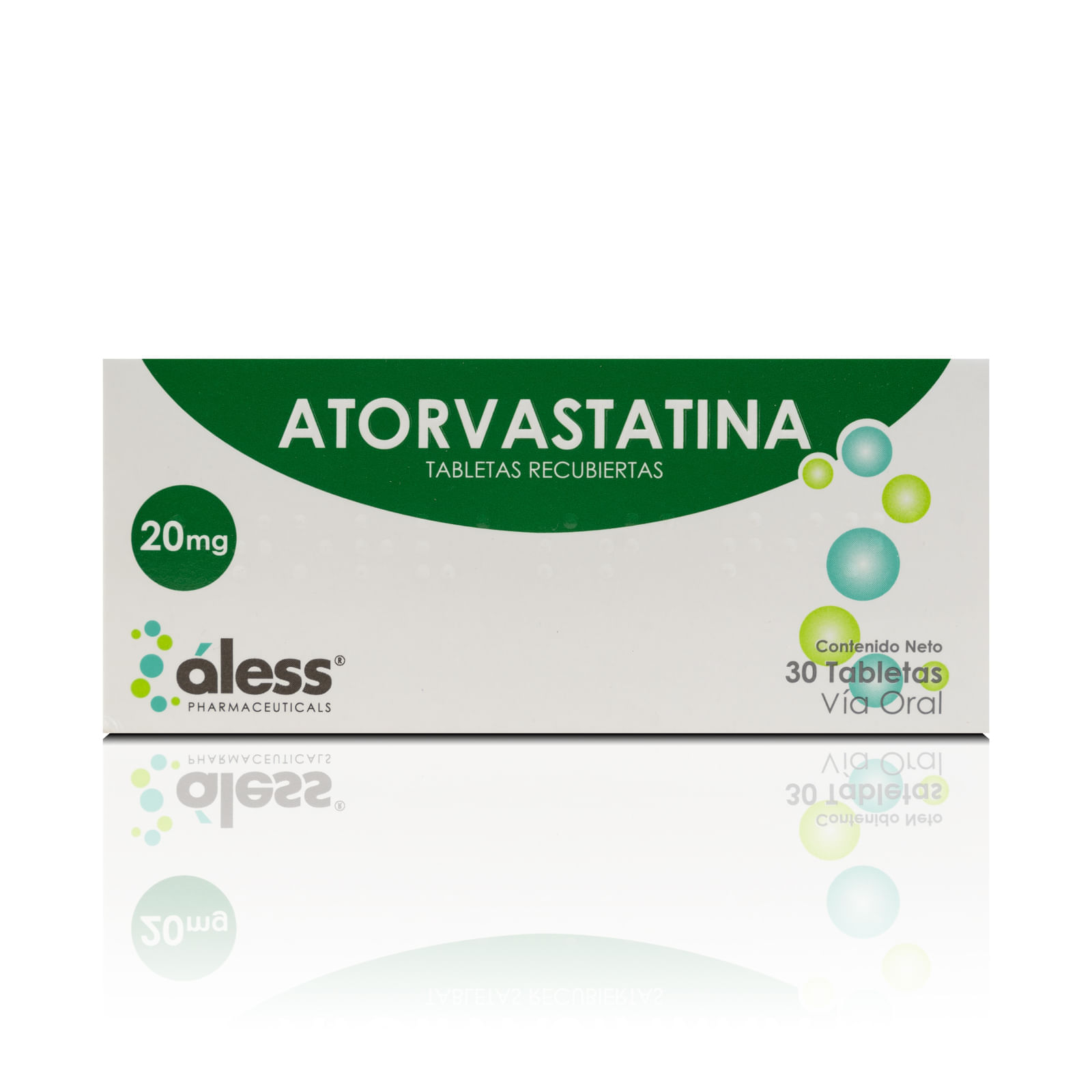 Atorvastatina 20 MG x 30 Tab Aless