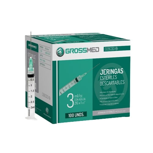 Inyectadora 3ML Grossmed