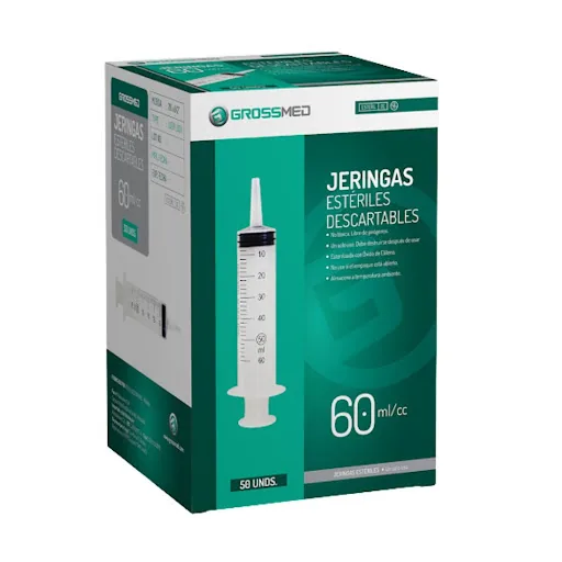 Jeringa Descartable 60ML Grossmed