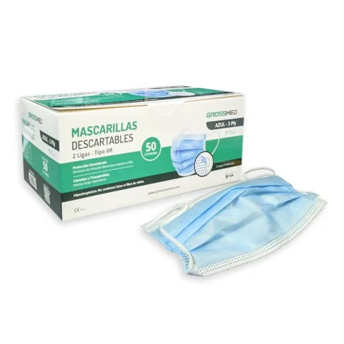 Mascarillas Descartable 50 Grossmed