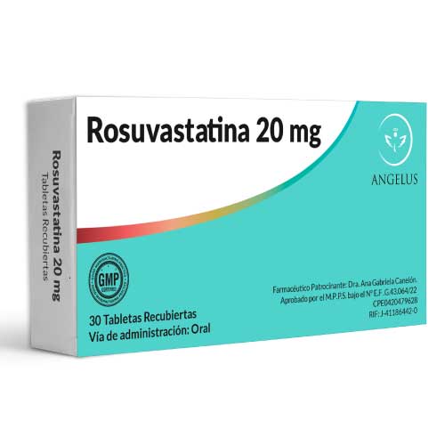 Rosuvastatina 20MG x 30 Tab Angelus