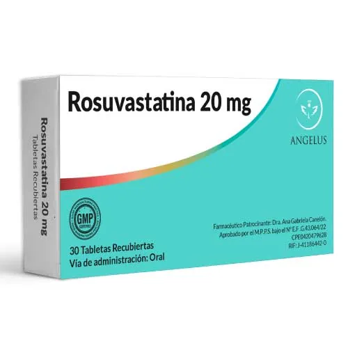 Rosuvastatina 20MG x 30 Tab Angelus