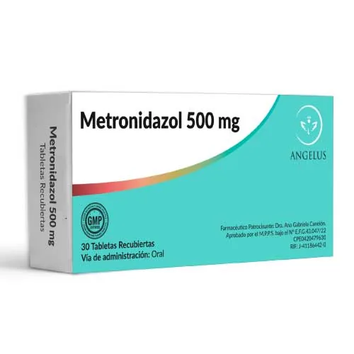 Metronidazol 500MG x 30 Tabletas Angelus