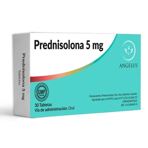 Prednisolona 5MG x 30 Tab Angelus