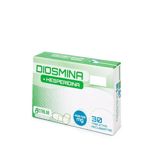 Diosmina + Hesperidina x 30 Tab 450/50MG Disitrilab