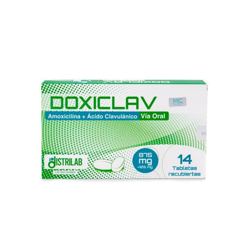 Doxiclav Tab 875MG/125MG x 14 Tab