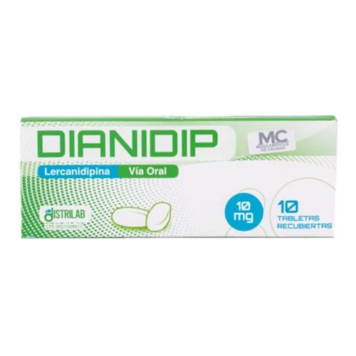Dianidip x 10 Tab Lercanidipina Distrilab