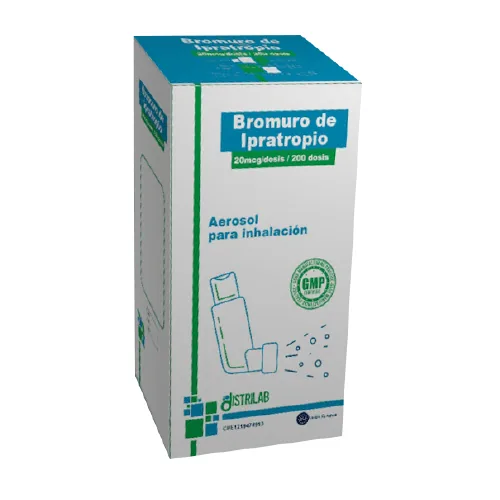 Bromuro de Ipatropio Inh 20Mcgx200 Dosis Distrilab