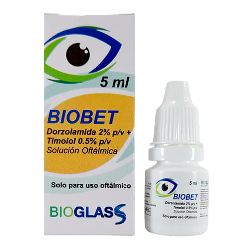 Biobet Dorzolamida 2 + Timolol 0.5 5ML