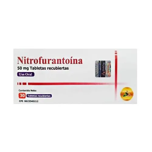 Nitrofurantoina 50MG x 30 Tab Dac55