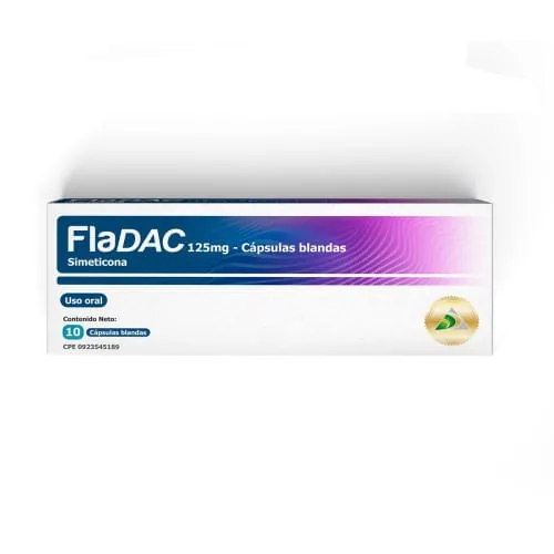 Fladac 125MG Capsulas Blndas Simeticona Dac 55