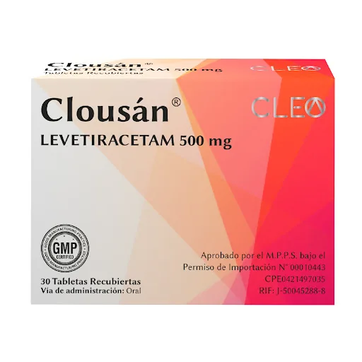 Levetiracetam 500MG x 10 Tabletas Bliste