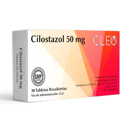 Cilostazol 50 MG x 30 Tab