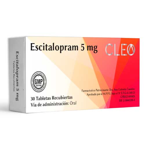 Escitalopram 5MG x 30 Tab Cleo